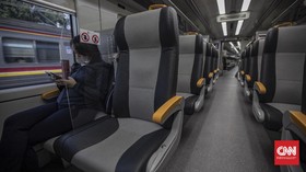 FOTO : Kereta Bandara Kembali Beroperasi