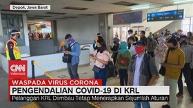 VIDEO: Pengendalian Covid-19 di KRL