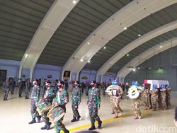 Panglima TNI Lepas Jenazah Pelda Anumerta Rama yang Gugur di Kongo