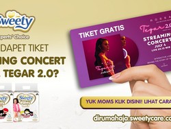 Beli Popok Terbaru dari Sweety Dapat Tiket Konser Rossa!