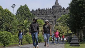 340 Pedagang Asongan Digusur, TWC Borobudur Nilai Ganggu Kenyamanan