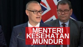 VIDEO: Menkes New Zealand Mengundurkan Diri
