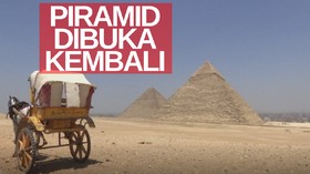 VIDEO: Piramida Giza Dibuka Kembali