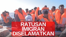 VIDEO: Aksi Penyelamatan Ratusan Imigran