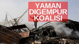 VIDEO: Pasukan Koalisi Pimpinan Arab Saudi Gempur Yaman