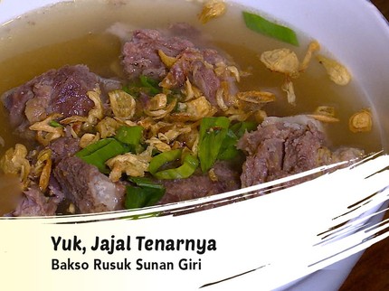Yuk, Jajal Tenarnya Bakso Rusuk Sunan Giri