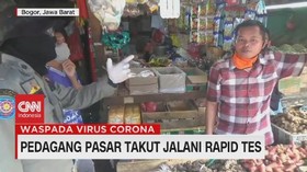 VIDEO: Takut Dikucilkan, Pedagang Sembunyi Hindari Rapid Test