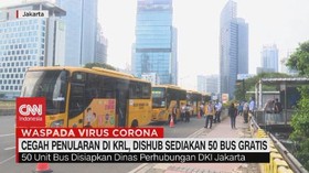 VIDEO: Cegah Penularan di KRL, Dishub Sediakan 50 Bus Gratis