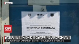 VIDEO: Abai Protokol Kesehatan, 1.361 Perusahaan Diawasi