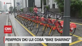 VIDEO: Pemprov DKI Uji Coba 'Bike Sharing'