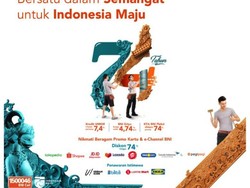 Bersatu dalam Semangat, BNI Tawarkan Berbagai Promo di HUT ke-74