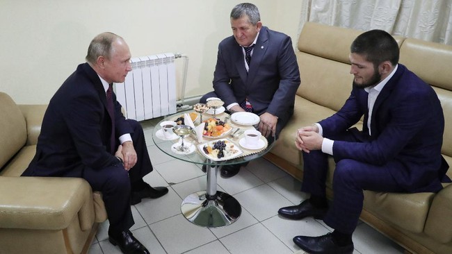Pemerintah Rusia mengucapkan selamat kepada Khabib Nurmagomedov yang mengalahkan Justin Gaethje di UFC 254.