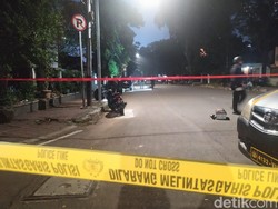 Ledakan di Menteng, Lokasi Dipasang Garis Polisi