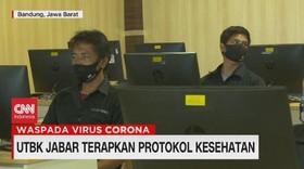 VIDEO: UTBK Jabar Terapkan Protokol Kesehatan
