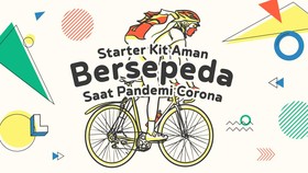 INFOGRAFIS: Starter Kit Aman Bersepeda Saat Pandemi Corona