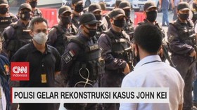 VIDEO: Polisi Gelar Rekonstruksi Kasus John Kei