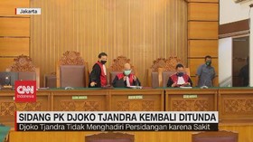 VIDEO: Sidang PK Djoko Tjandra Kembali Ditunda