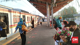 Hari Pertama Usai Iduladha, Tak Ada Lonjakan Penumpang KRL