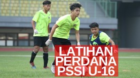 VIDEO: Latihan Perdana Timnas U16