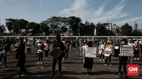 FOTO: Gerak Perempuan Tuntut Pengesahan RUU PKS