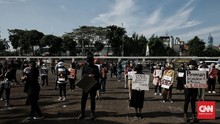 FOTO: Gerak Perempuan Tuntut Pengesahan RUU PKS