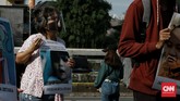 Aksi Gerak Perempuan Depan DPR RI Aksi Perdana Selasa-an adalah aksi protes sebagai sebuah sikap penolakan atas dikeluarkannya RUU Penghapusan Kekerasan Seksual (RUU P-KS) dari program Legislasi Nasional (Plolegnas) prioritas 2020. Jakarta, Selasa(7/7/2020). CNN Indonesia/Andry Novelino