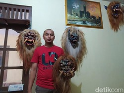 Polisi yang Viral Ambil Bendera RI di Selokan Ternyata Juga Seniman Jathilan