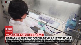 VIDEO: Ilmuwan Klaim Virus Corona menular Lewat Udara