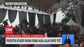 VIDEO: Penonton Konser Rhoma Irama Akan Jalani Rapid Test
