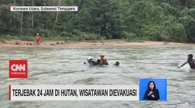VIDEO: Terjebak 24 Jam di Hutan, Wisatawan Dievakuasi