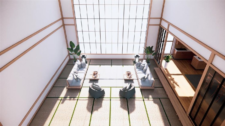 Large hall interior design, Big room 