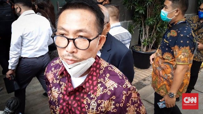 Ketua Komisi III Herman Hery di KPK,