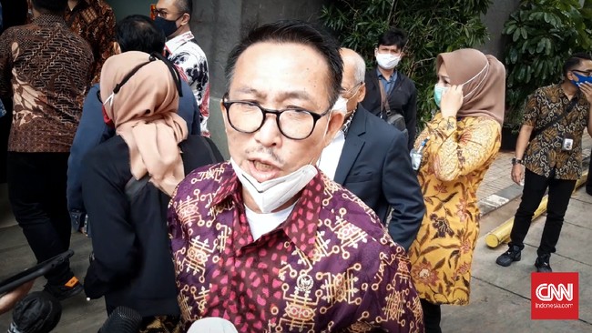 Ketua Komisi III Herman Hery di KPK,