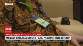 VIDEO: Mentan dan Jajarannya Pakai Kalung Antivirus Corona