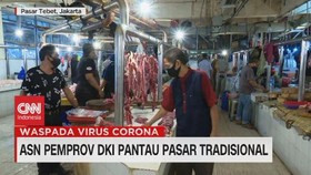 VIDEO: ASN Pemprov DKI Pantau Pasar Tradisional