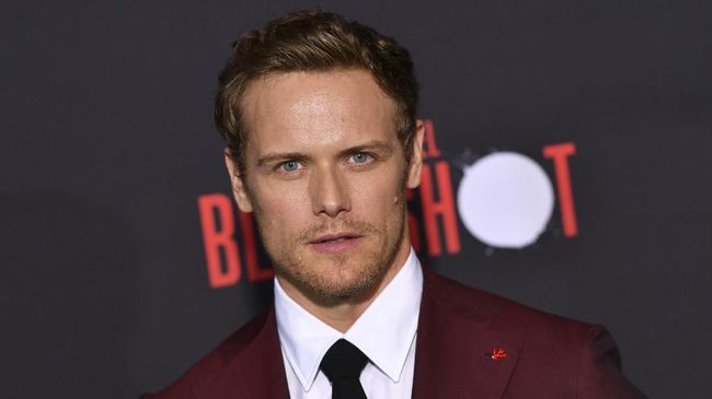 Scottish actor Sam Heughan arrives for the premiere of Sony's 