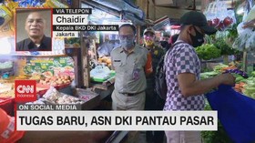 VIDEO: Tugas Baru, ASN DKI Pantau Pasar