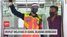 VIDEO: Droplet Melayang di Udara, Dilarang Berbicara