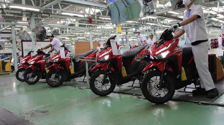 Ilustrasi Pabrik Sepeda Motor (Dok. AHM) Ilustrasi Pabrik Sepeda Motor (Dok. AHM)