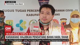 VIDEO: Karawang Wajibkan Pendatang Bawa Hasil Swab