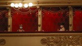 Opera La Scala Buka Kembali Spectators wearing masks sit prior to a show at the La Scala theater in Milan Italy, Monday, July 6, 2020. La Scala opera house reopened Monday after a four-month shutdown due to the COVID-19 restriction measures. (AP Photo/Antonio Calanni)