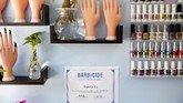 salon kuku di new york A COVID-19 certification is displayed at Rainbow Nails and Spa in the Harlem section of New York, Monday, July 6, 2020. Nail salons and dog runs were back in business on Monday as New York City entered a new phase in the easing of coronavirus restrictions, but indoor restaurant dining will be postponed indefinitely in order to prevent a spike in new infections. (AP Photo/Seth Wenig)