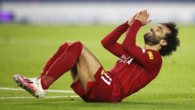 Mohamed Salah berada di peringkat keempat daftar pencetak gol dan gagal membobol gawang lawan dalam dua laga terakhir.