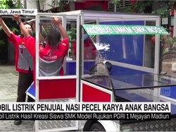 Keren, Mobil Listrik Bikinan Anak-anak SMK Ini buat Jualan Nasi Pecel