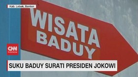 VIDEO: Suku Baduy Surati Jokowi Soal Destinasi Wisata