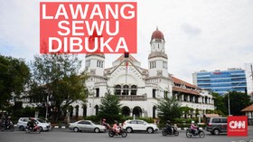 VIDEO: Wisata Lawang Sewu Semarang Kembali Dibuka