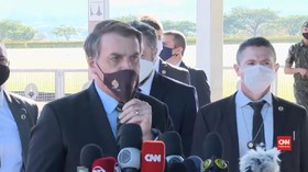VIDEO: Positif Covid-19, Presiden Brasil Nekat Lepas Makser