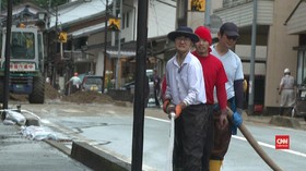 VIDEO: Wilayah Selatan Jepang Porak Poranda Diterjang Banjir