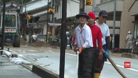 VIDEO: Wilayah Selatan Jepang Porak Poranda Diterjang Banjir