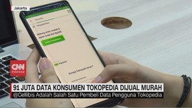 VIDEO: 91 Juta Data Konsumen Tokopedia Dijual Murah